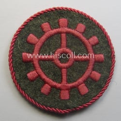 WH (Heeres ie. 'Panzer'-) machine-embroidered-, trade- ie. special-career...