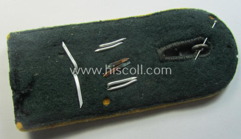 Single, WH (Heeres) NCO-type (ie. 'M40'-pattern- and 'rounded-styled') neatly 'cyphered' shoulderstrap as was intended for usage by a: 'Feldwebel des Reiter- o. Kavallerie-Rgts. 101'