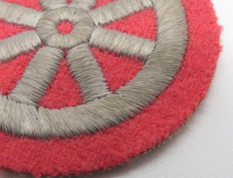 Hitler Youth (Hitler Jugend) Motorized Qualification Sleeve Patch with RZM Tag