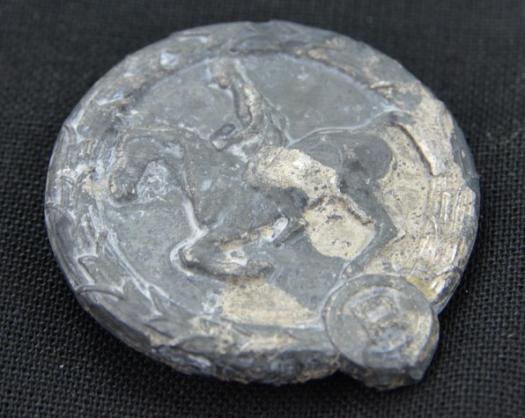German Youth Horse Rider Badge in Silver