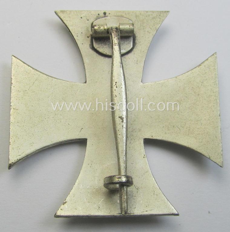 WWI-period, Iron Cross 1st class (or: 'Eisernes Kreuz 1. Klasse') being a very nicely preserved- (albeit typical non-maker-marked!) example that was produced (in the late thirthies) by the: 'Wilh. Deumer'-company