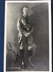 Extremely Rare Early 1920s Authentic Adolf Hitler Hand...