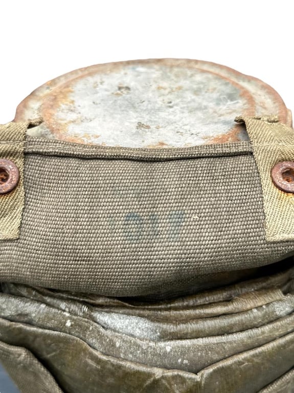 Camouflaged Gasmask with Gascape