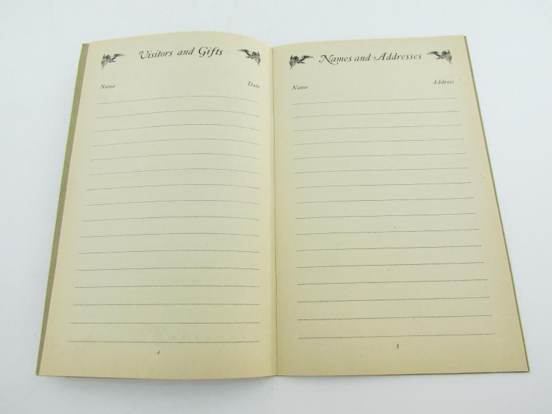 US WWII Service Record Book - Unissued