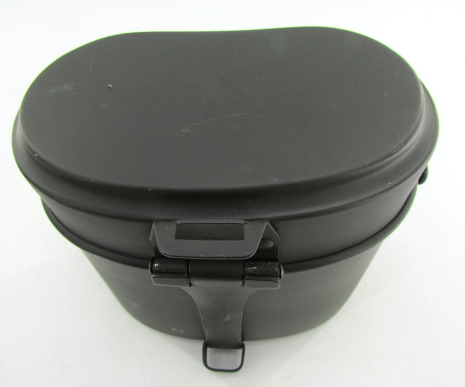 Wehrmacht M31 mess kit (“Kochgeschirr”) with factory “Ritter Aluminium” wrapping paper