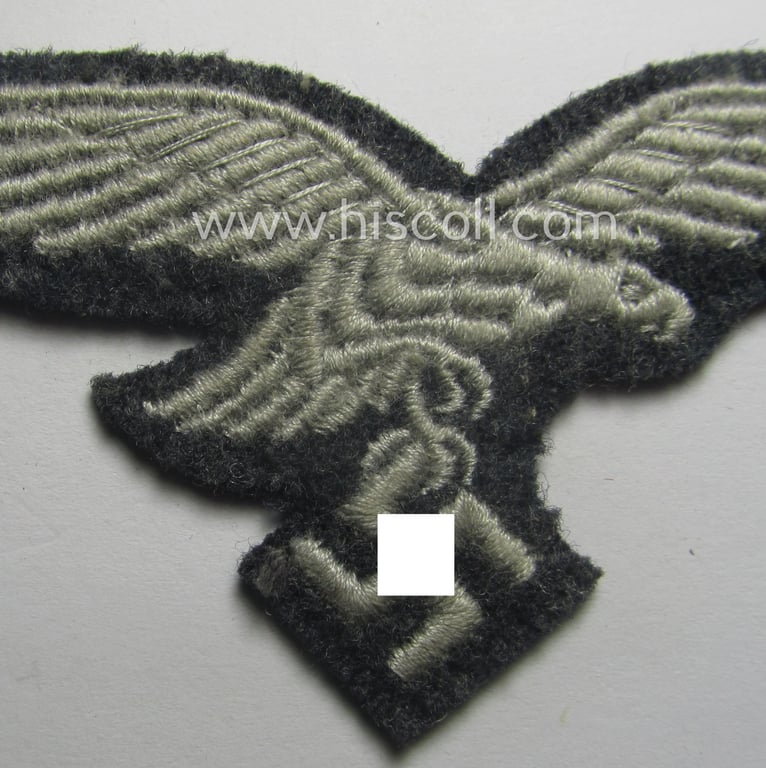 Minimally used- ie. worn, WH (Luftwaffe) EM- (ie. NCO-) pattern breast-eagle