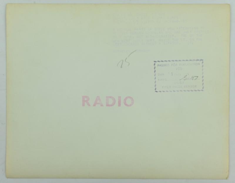 US WW2 Press Photo Set 'Box Mine'