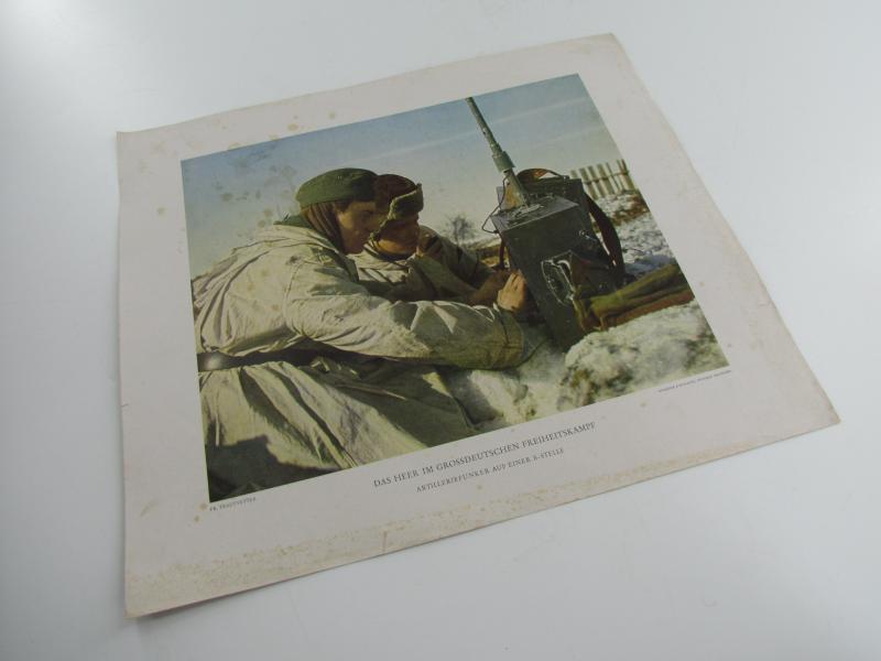 German.Printed Photo,”Das Heer Im Grossdeutschen Freiheitskampf