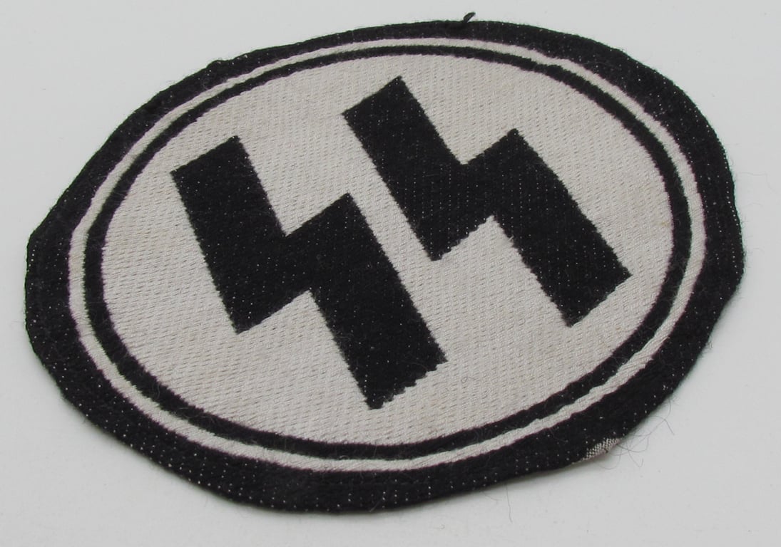 Waffen-SS Sport Shirt Emblem with Original RZM Tag