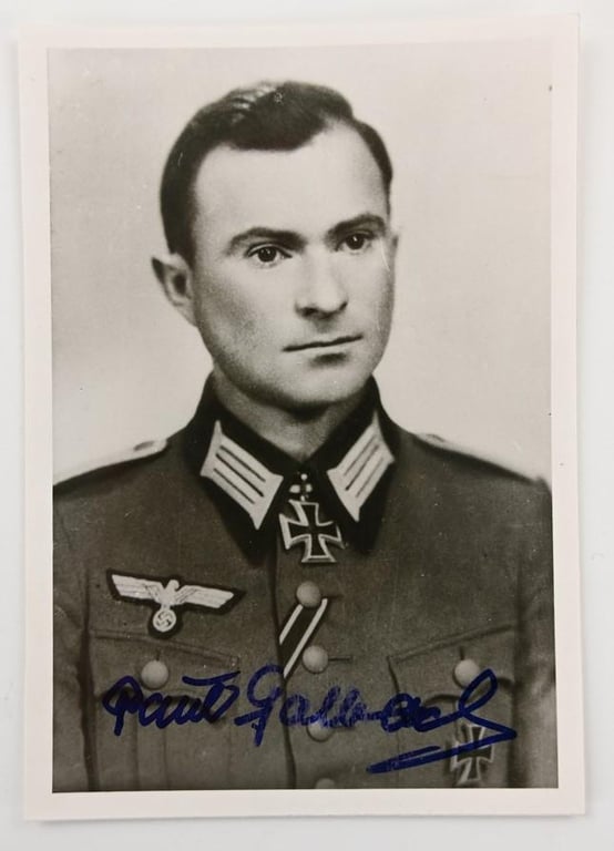 Signature of Wehrmacht Heer KC Recipient 'Paul Golbach'