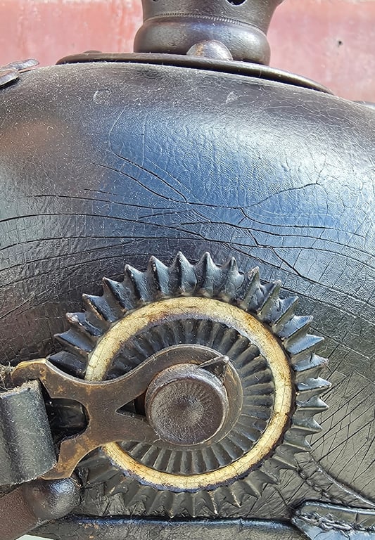 World War 1 German Pickelhaube helmet