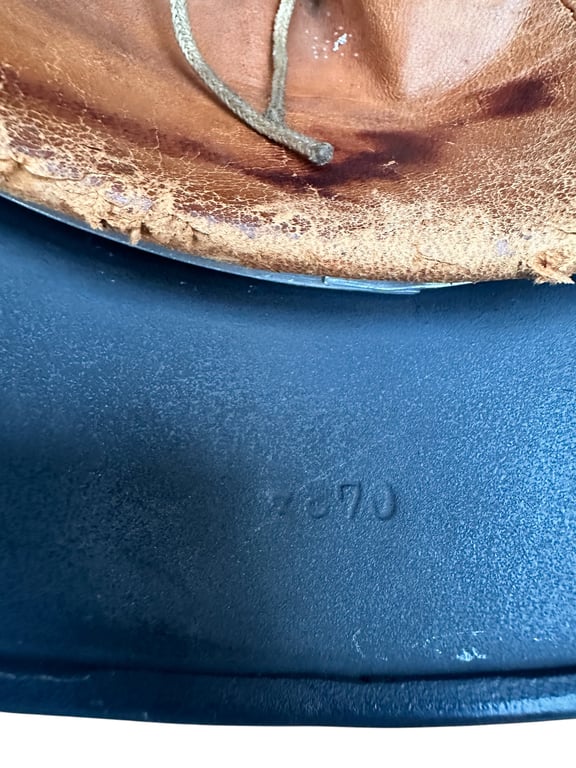 WW2 German Luftwaffe Double Decal Helmet 'EF68'