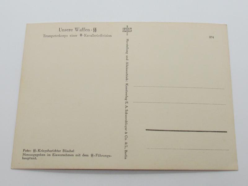 Postcard : Unsere Waffen-SS