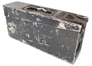 German WH MG34/42 Camo Ammo Box