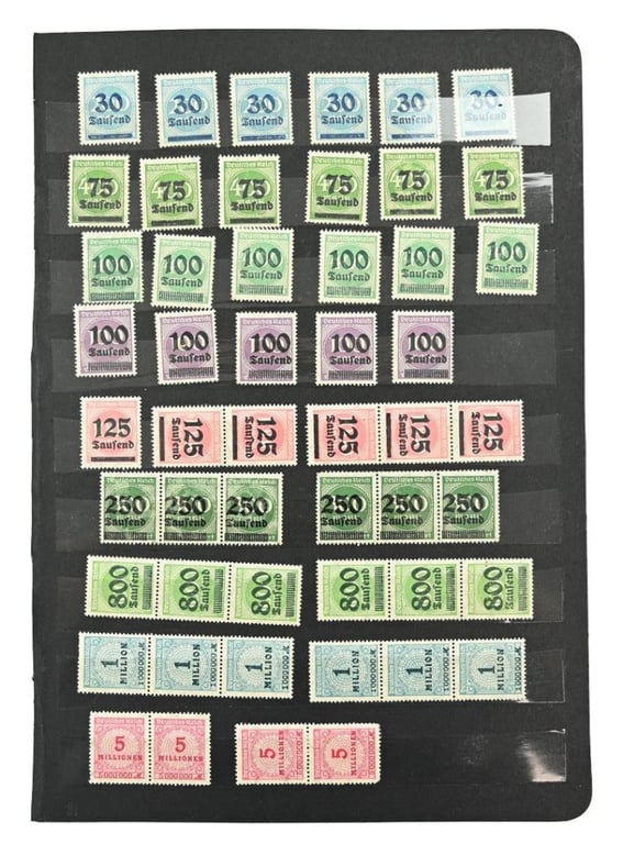 German Post Stamps 'Deutsche Reich'