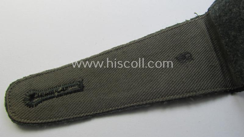 Single, WH (Heeres) EM-type 'cyphered' shoulderstrap: 'Soldat des Artillerie-Regiments 114'