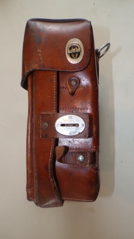 Cavalry Doctor's Leather Saddlebag & Medical Contents