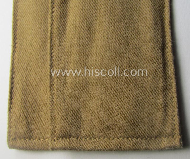 Pair of WH (Kriegsmarine) 'tropical-styled', EM-type shoulderstraps (as intended for usage on the tropical-shirts ie. tunics): 'Matrose'