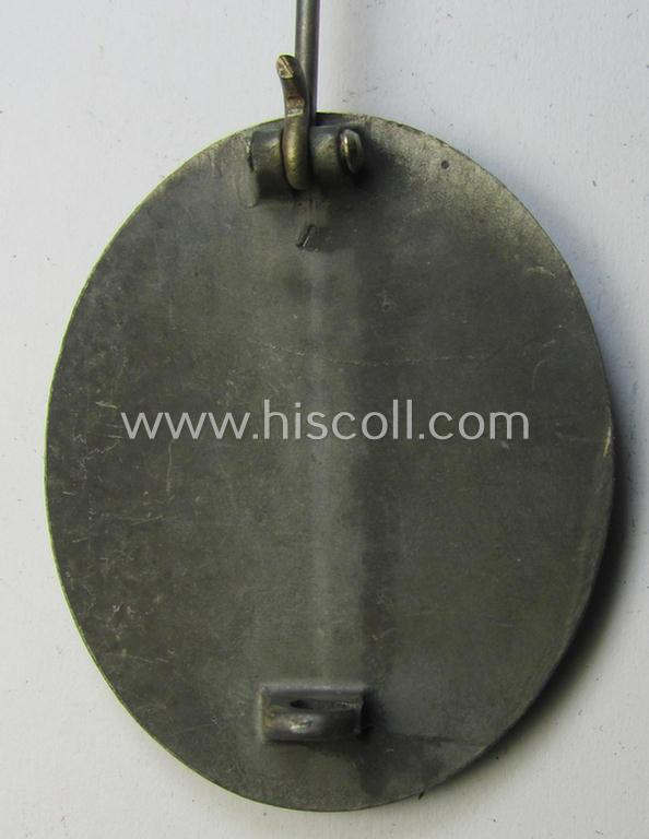 Attractive - and neatly maker- (ie. '4'-) marked! - example of a silver-class wound-badge (or: 'Verwundeten-Abzeichen in Silber') as was produced by the: 'Steinhauer u. Lück'-company