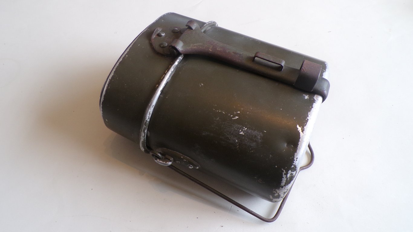 Rare Pre-War Matching RZM M6/44 1938 Aluminum Mess Tin - 85% Original Paint