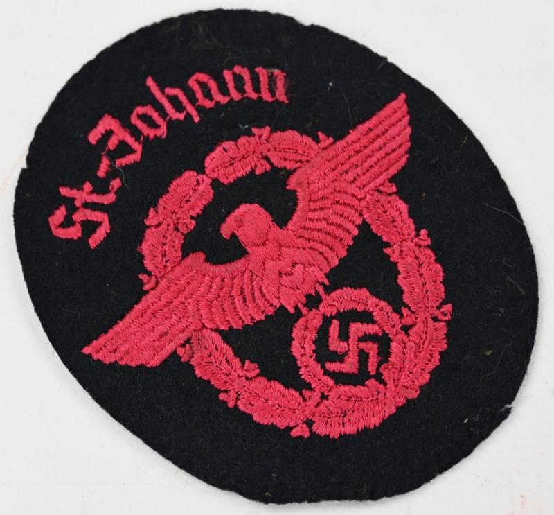 German 'Feuerlöschpolizei' NCO Sleeve Eagle