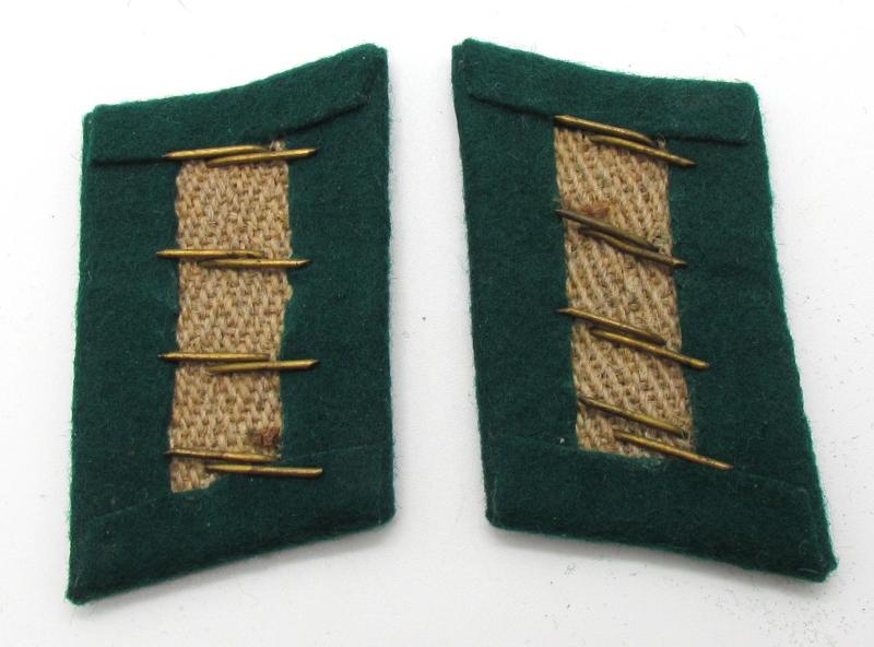 Luftwaffe Field Division Stabsgefreiter/Hauptgefreiter Collar Tabs