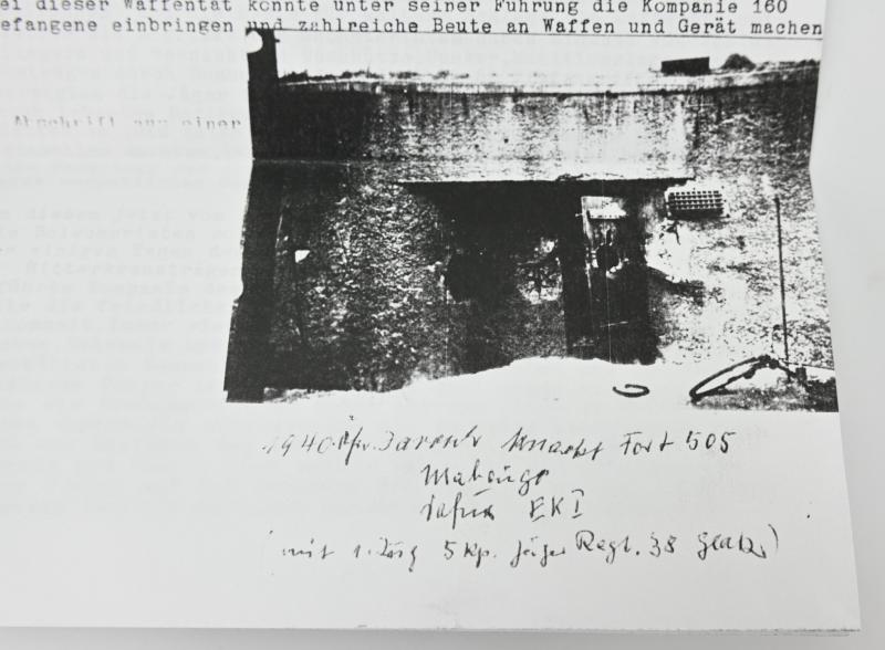 Signature of Wehrmacht Heer KC Recipient 'Alfred Jarosch'