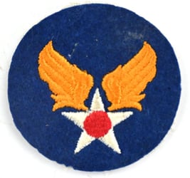 USAAF WW2 British Made SSI