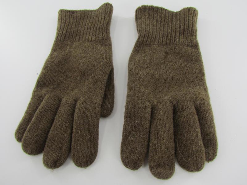 British WWII Army Woollen Gloves