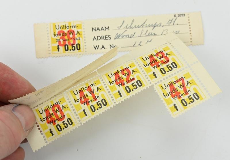 Dutch NSB/WA Uniform Saving Stamps