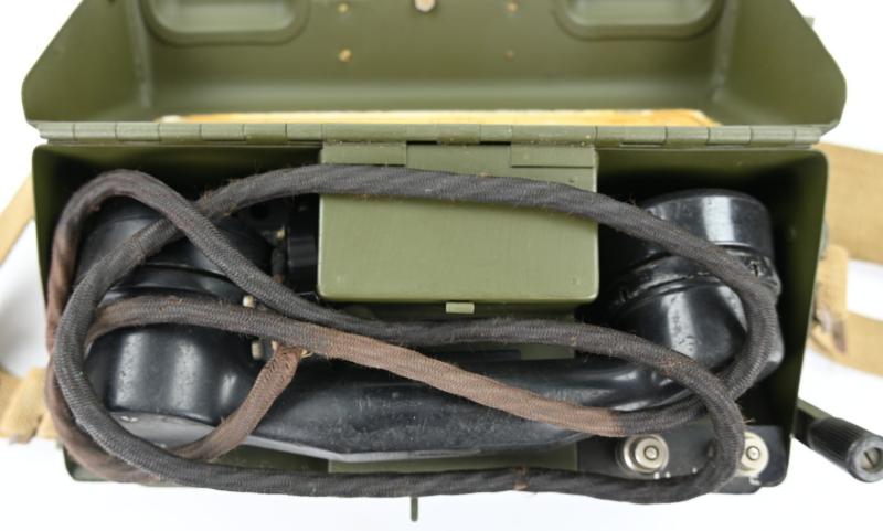 British WW2 Field Telephone Set L MK 1/1 with Carryin strap