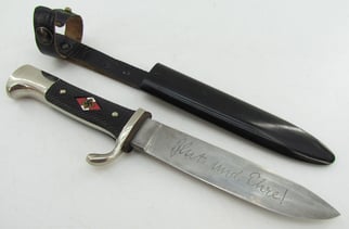 Hitler Youth knife / dagger Marked RZM M7/65...