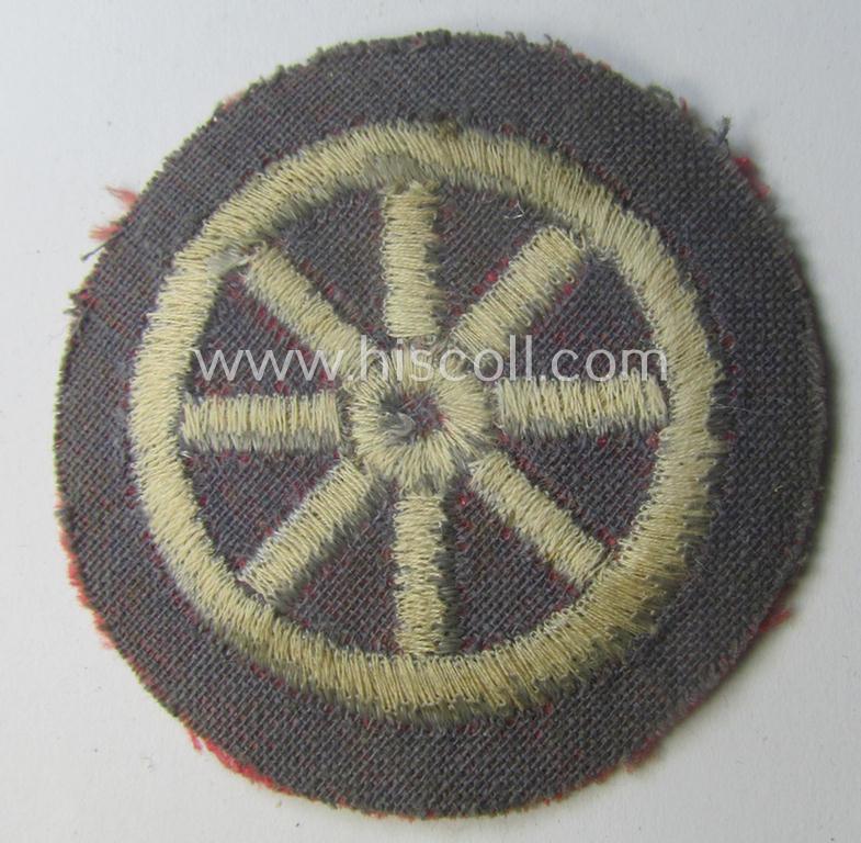 Moderately used, HJ ('Hitlerjugend') so-called: 'Motor-HJ Prüfungsabzeichen in Silber' (or: silver-class motor-proficiency badge) being a carefully tunic- ie. shirt-removed example that comes without an 'RzM'-etiket