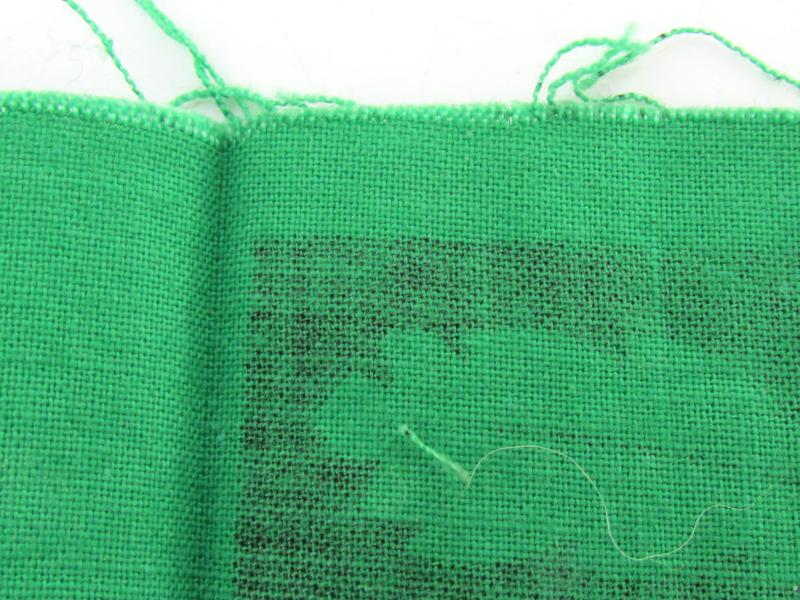 Printed Heer/Waffen-SS camouflage rank patch