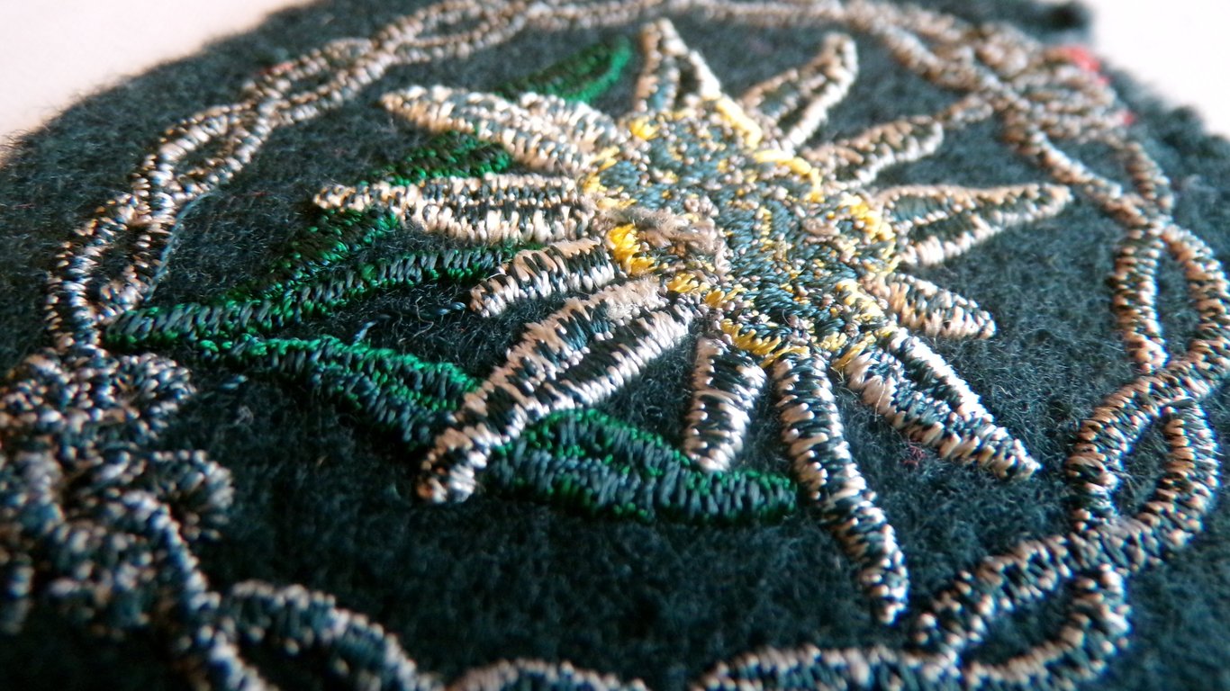 Gebirgsjäger Sleeve Insignia - Tunic Removed