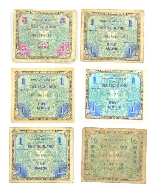 Allied WW2 Banknotes