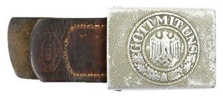 German WH Beltbuckle with Tab 'R.S.&S.'