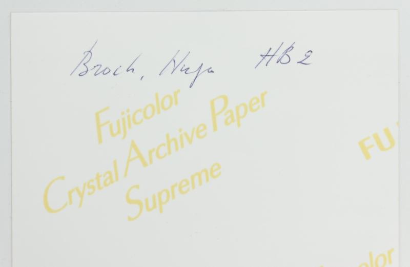 Signature of Luftwaffe KC Recipient 'Hugo Broch'