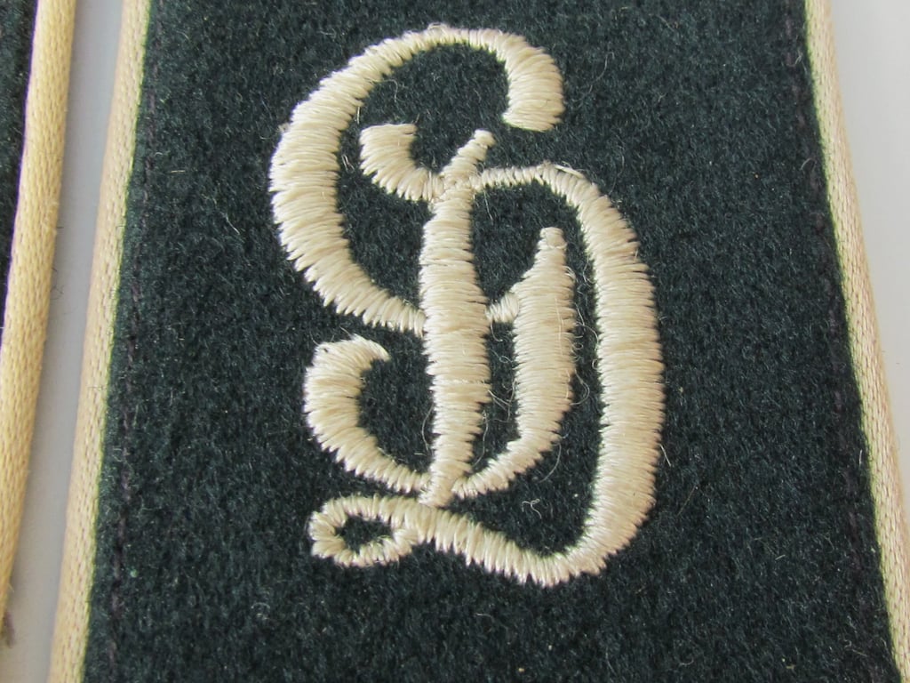 Rare Großdeutschland Infantry EM Shoulder Boards – Matching Pair