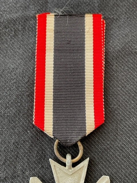 GERMAN WWII WAR MERIT CROSS 2nd CLASS WITH SWORDS NUMBERED RING 45 PRODUCED BY JULIUS BAUER SOHNE.