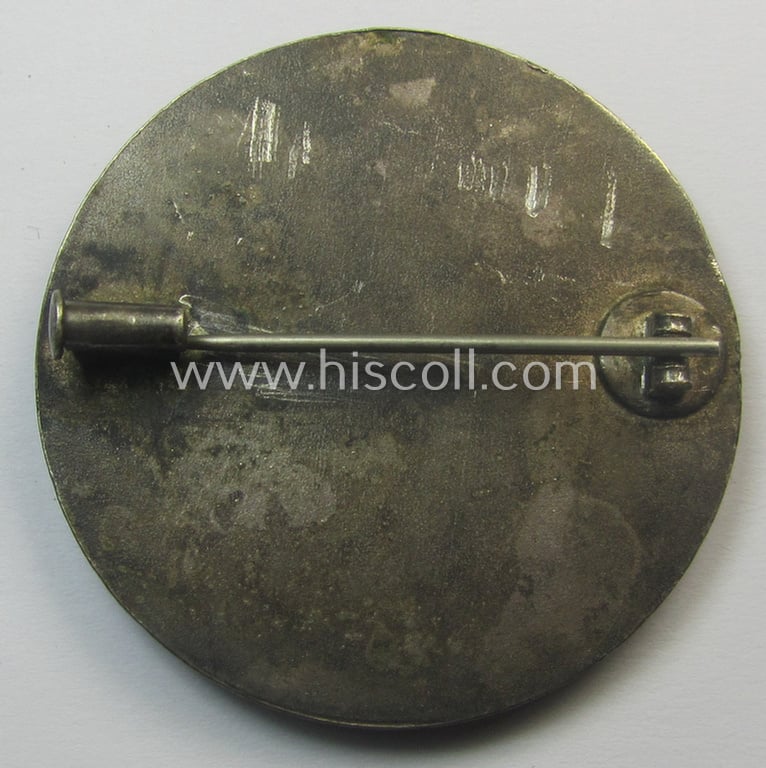 DRK- (ie. 'Deutsches Rotes Kreuz'- or German Red Cross) related so-called: nurses'-brooch entitled: 'Freie Schwesternschaft' (being a moderately used-, multi-coloured-enamelled albeit non-maker-marked example)