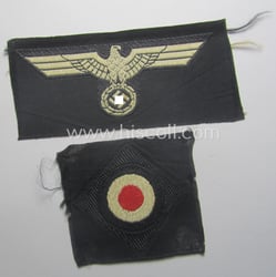 Early- (ie. pre-) war-period, WH (Heeres) 'Panzer' cap-eagle...