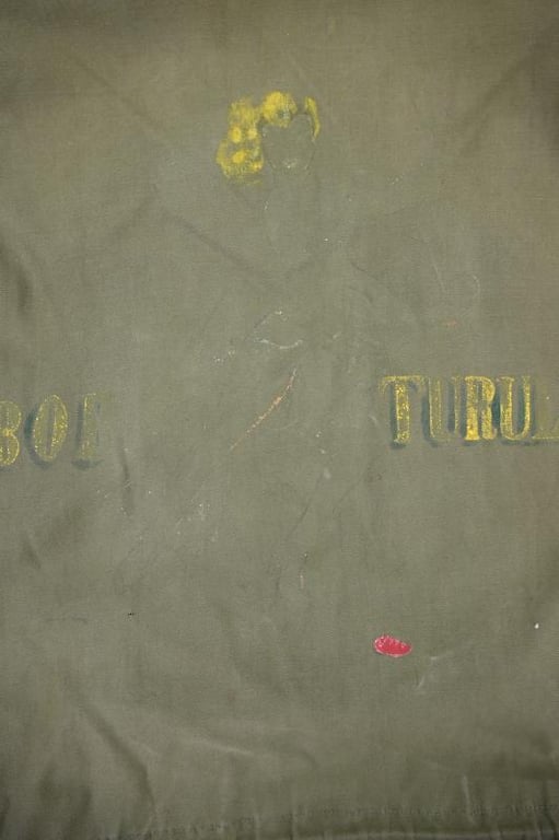 US WW2 M-1943 Painted Combat Tunic