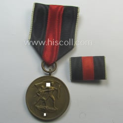 WH Czech-occupation- (ie. 'Anschluss'-) medal: '1. Oktober 1938'...