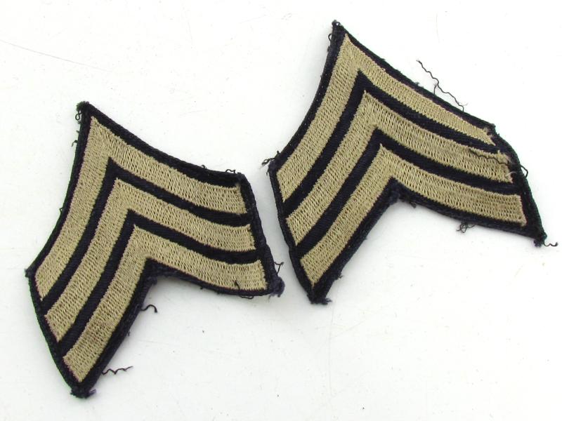 US WWII Sergeant Rank Chevrons