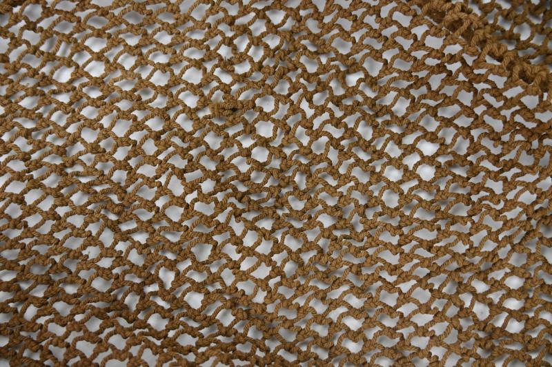 US WW2 British Made Brown M1 Helmet Net