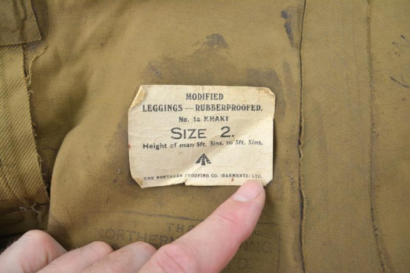 British WW2 Dispatch Riders Rubberized Over Trousers
