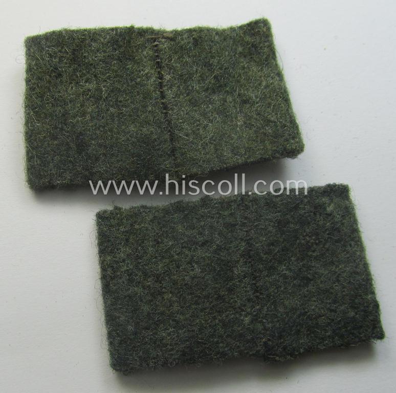 Pair of WH (Heeres) 'Panzer o. Panzerjäger'-related, 'Schulterstück-Überschuben': 'Soldat des Panzerabwehr-Abtlgs. 33'