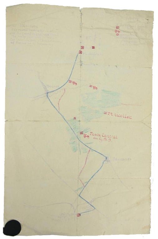 US WW2 869th Field Artillery Battalion Grouping