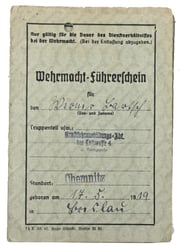 German WH Driver License